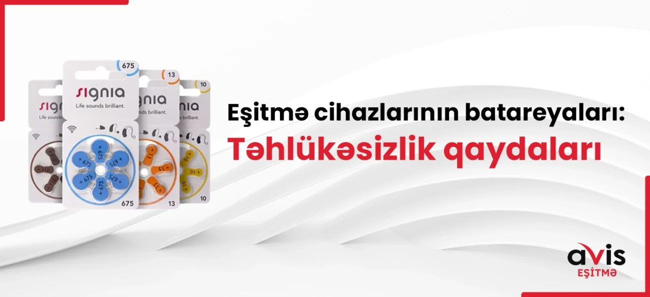 Eşitmə cihazlarının batareyaları: Təhlükəsizlik qaydaları