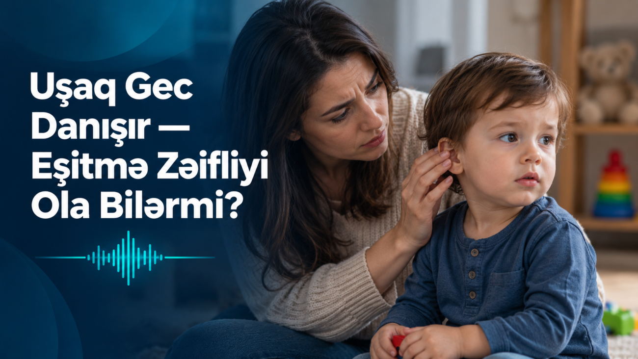 uşaq gec danışır